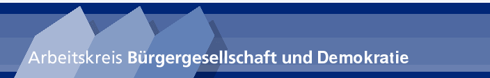 Arbeitskreis Brgergesellschaft und aktivierender Staat