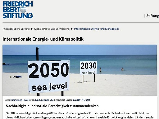 Energie- und Klimapolitik – global und gerecht