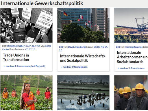 Die internationale Gewerkschaftsarbeit der FES