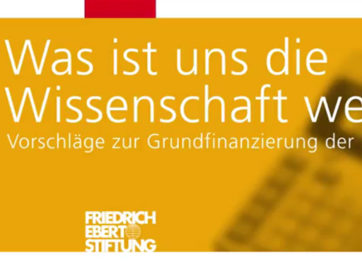 Was ist uns die Wissenschaft wert?