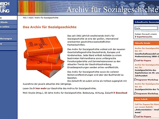 Archiv für Sozialgeschichte