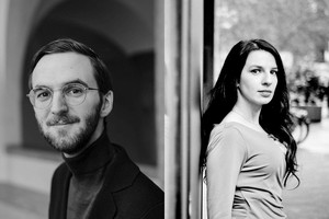 Levi Ufferfilge (Foto: Thomas Dashuber) &amp; Marina Weisband (foto: Markus C. Hurek)