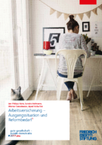 Arbeitsversicherung - Ausgangssituation und Reformbedarf