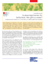 Studienmöglichkeiten für Geflüchtete: wie geht es weiter?
