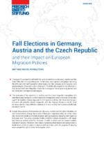 Fall elections in Germany, Austria and the Czech Republic and their impact on European migration policies