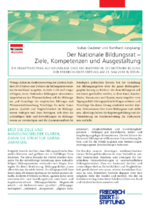 Der Nationale Bildungsrat - Ziele, Kompetenzen und Ausgestaltung