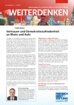 Vertrauen und Demokratiezufriedenheit an Rhein und Ruhr