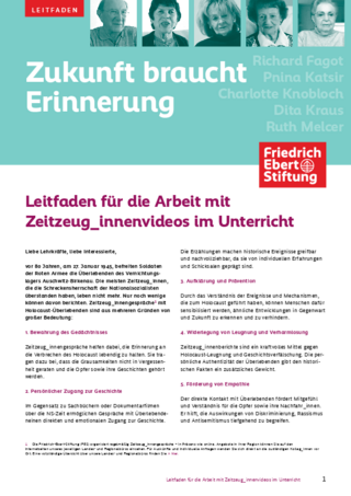 Zukunft braucht Erinnerung